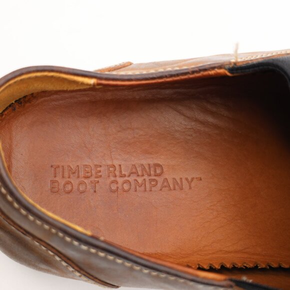 Timberland Boot Co Wodehouse Distressed Brown Leather Men's Size 11 Slip On - Picture 9 of 10